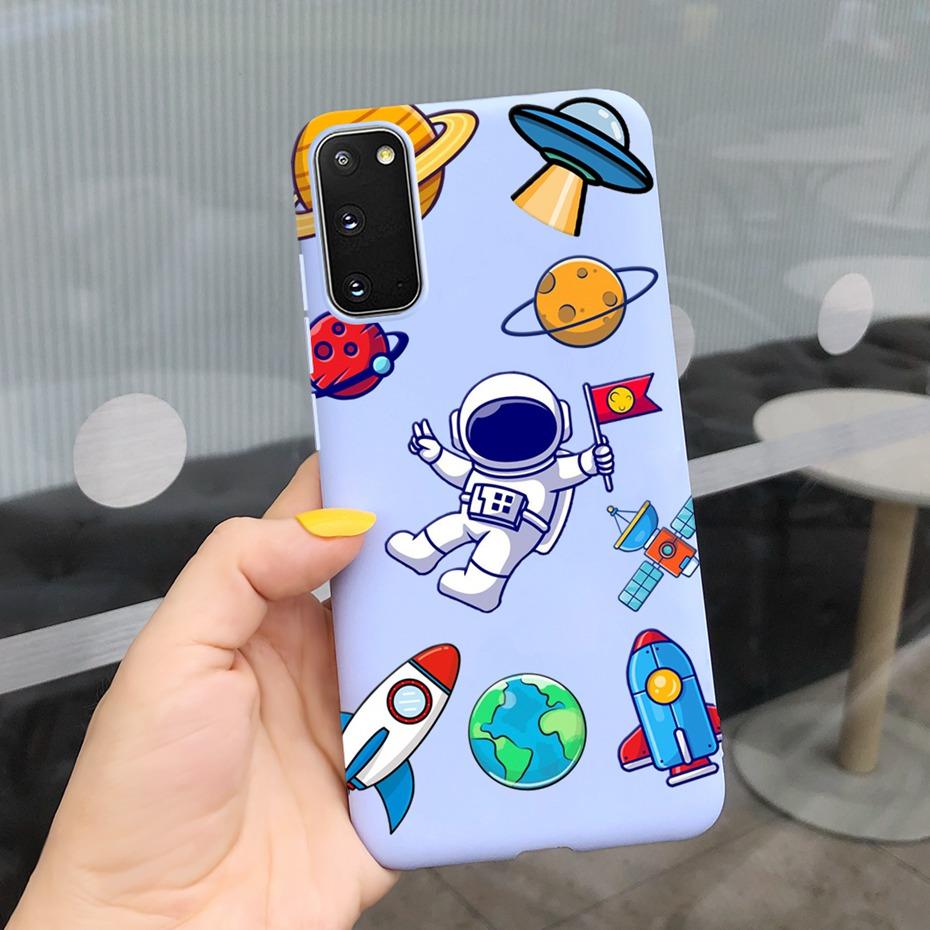 For Samsung Galaxy S20 5G S20+ Case Cover Fashion Soft Silicone Macaroon Phone Cases For Samsung S20 FE S 20 Plus S20Plus Funda