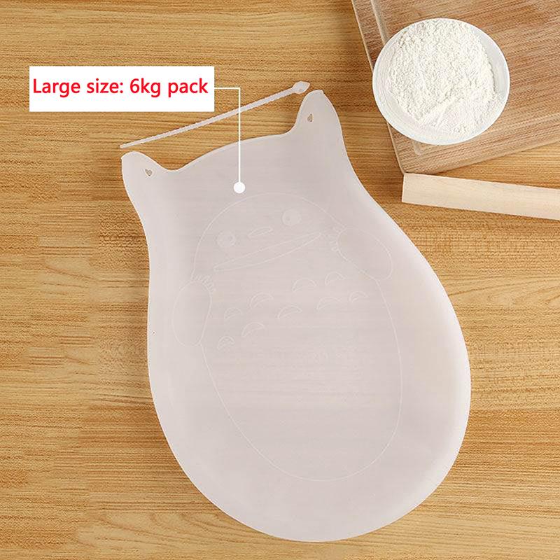 

Пищевой силиконовый мешок для замешивания теста Универсальный инструмент для смешивания муки и замешивания теста для хлеба, выпечки, пиццы Антипригарный для выпечки и приготовления пищи L