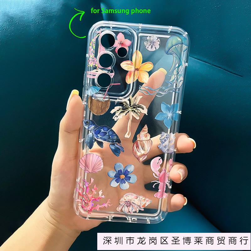 Underwater World for Apple 16Plus mobile phone case iPhone15 new 14ROMAX/13/12/11 transparent