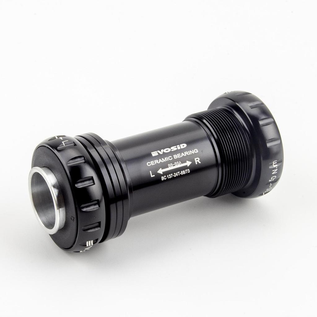 EVOSID Ceramic BSA Bottom Bracket: Lightweight, Durable, Threaded Hollow Crankset Bearing