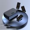 Cross-border Wireless Clip-on Microphone: Ultra-long Battery, Dual Connection, Charging Case for Mobile Recording
