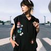 adidas Felpa con cappuccio e zip senza maniche da uomo Top Nero HY4626