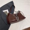 Fashion Chain Shoulder Bag Hobo Design Underarm Handbag Solid Pu Leather Ladies Bag Large Capacity Dumpling Crossbody Tote Bag