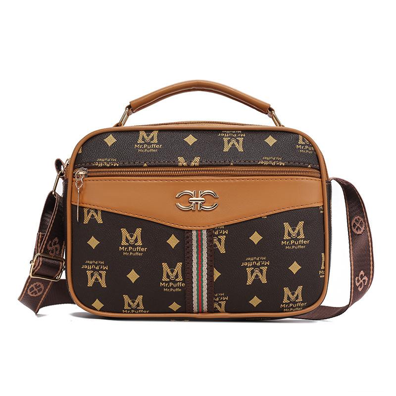 

New Style of Women s Bag Mother Large Capacity Handbag Simple Letters One Shoulder Crossbody Bag