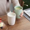 Wheat Straw Circular Mouthwash Cup With Modern Design Suitable For Gifts