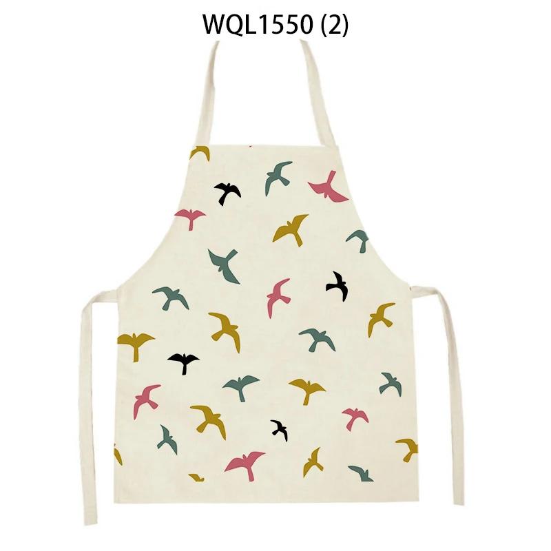 

Lovely Seagull Lighthouse Patttern Sailboat Aprons Adult Kids Kitchen Aprons for Home Cooking Baking Cleaning Tool Adult Bibs 47x38cm