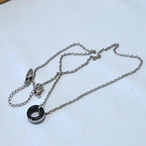 [fe-fe] fe-fe phiten Fefe Titanium Necklace Phiten Men's Black Pendant Necklace 10 [Set] 2-piece set (necklace and jewelry polishing cloth)
