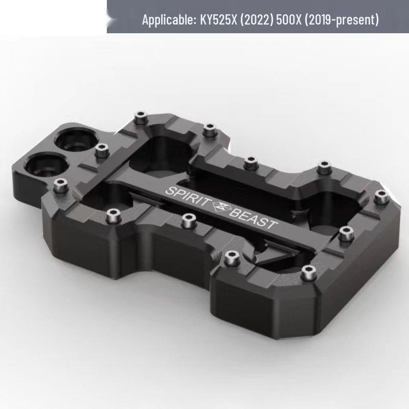 KY500X/525X Aluminum Alloy Brake Pedal Footrest – Enlarged, Anti-Slip Pad