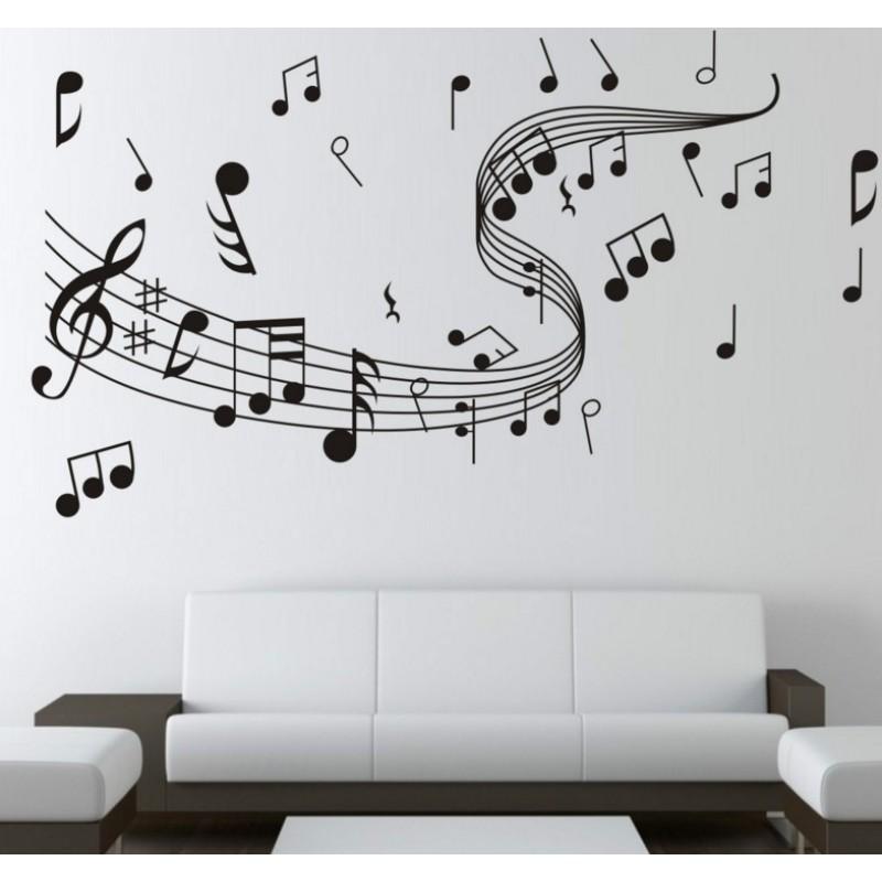 

Music Note Wall Sticker DIY Wallpaper Home Wall Decoration Removable Sticker