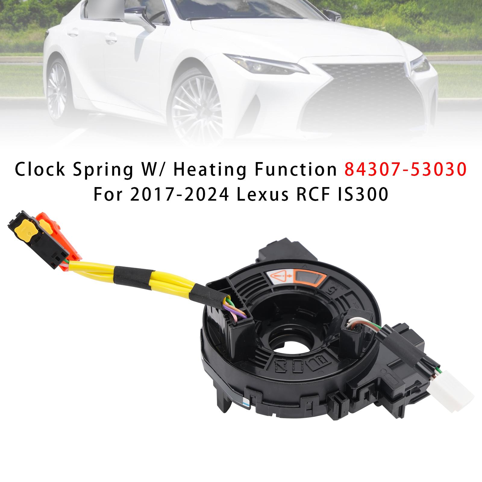 Шлейф рулевой колонки с функцией подогрева 84307-53030 Для 2017-2024 Lexus RCF IS300