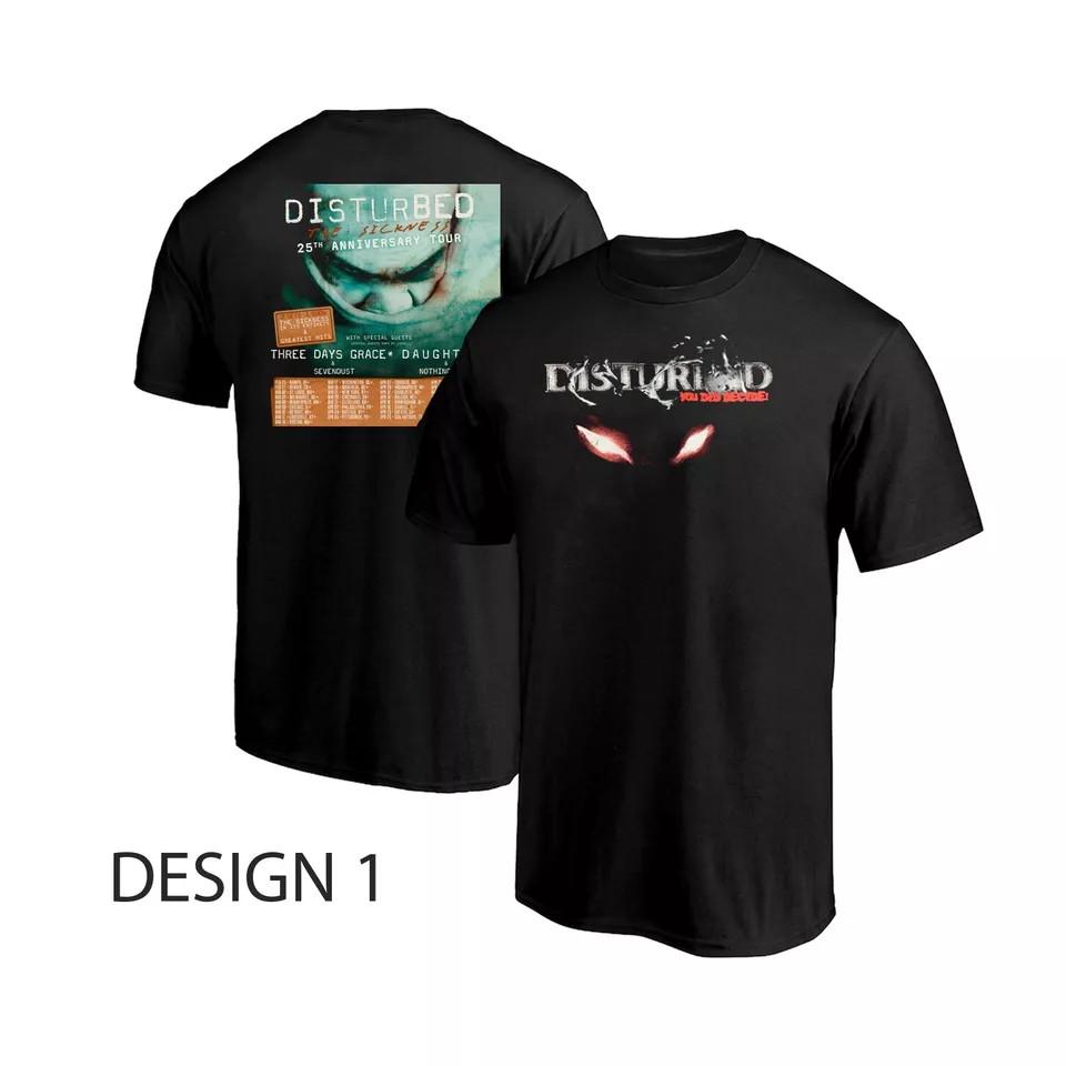 

Disturbed The Sickness 25th Anniversary Tour Dates List 2025 Унисекс футболка L