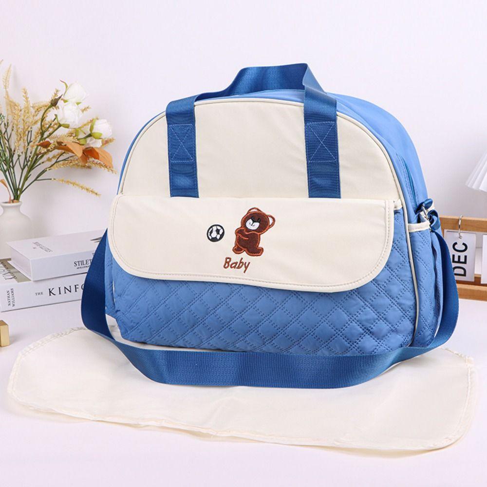 Creative Cartoon Mommy Bag Large Capacity Portable Diaper Bag Mommy Crossbody Bag  Daily Use