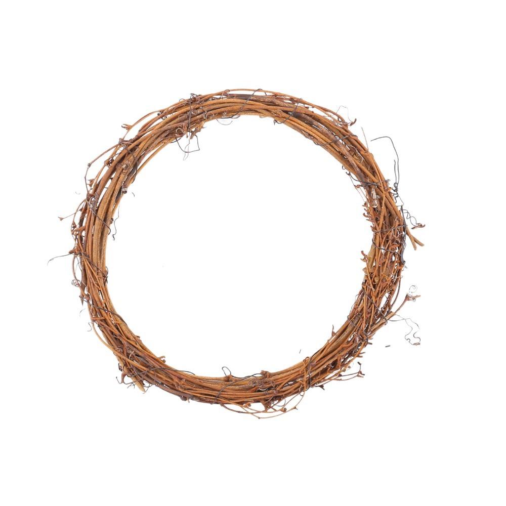 Fashion Round Heart Shape DIY Withered Branches Wreaths Craft Rattan Hoops Wooden Bare Hoop Accessories Wedding Favors
