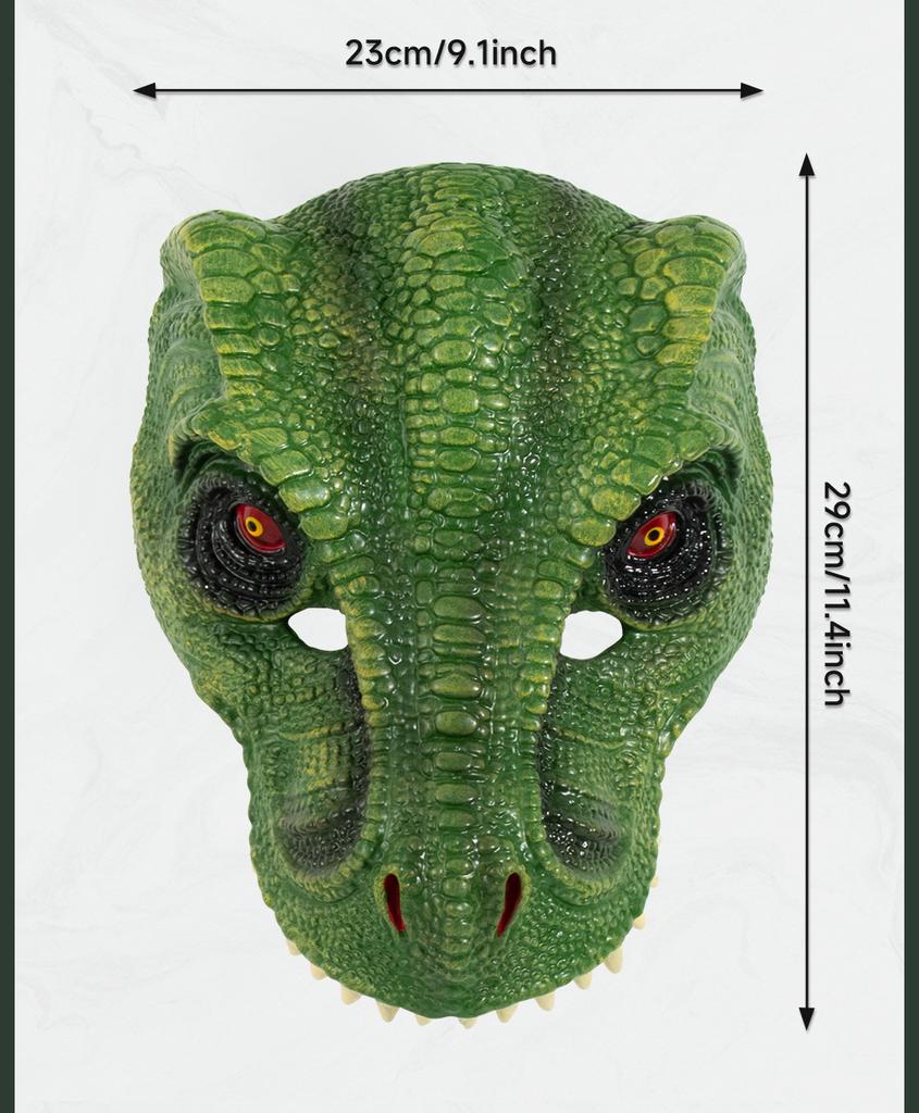 Funny Dinosaur Monster Mask Cosplay Animal Dragon Head Tyrannosaurus Rex Masks Carnival Halloween Dress Up Party Costume Props