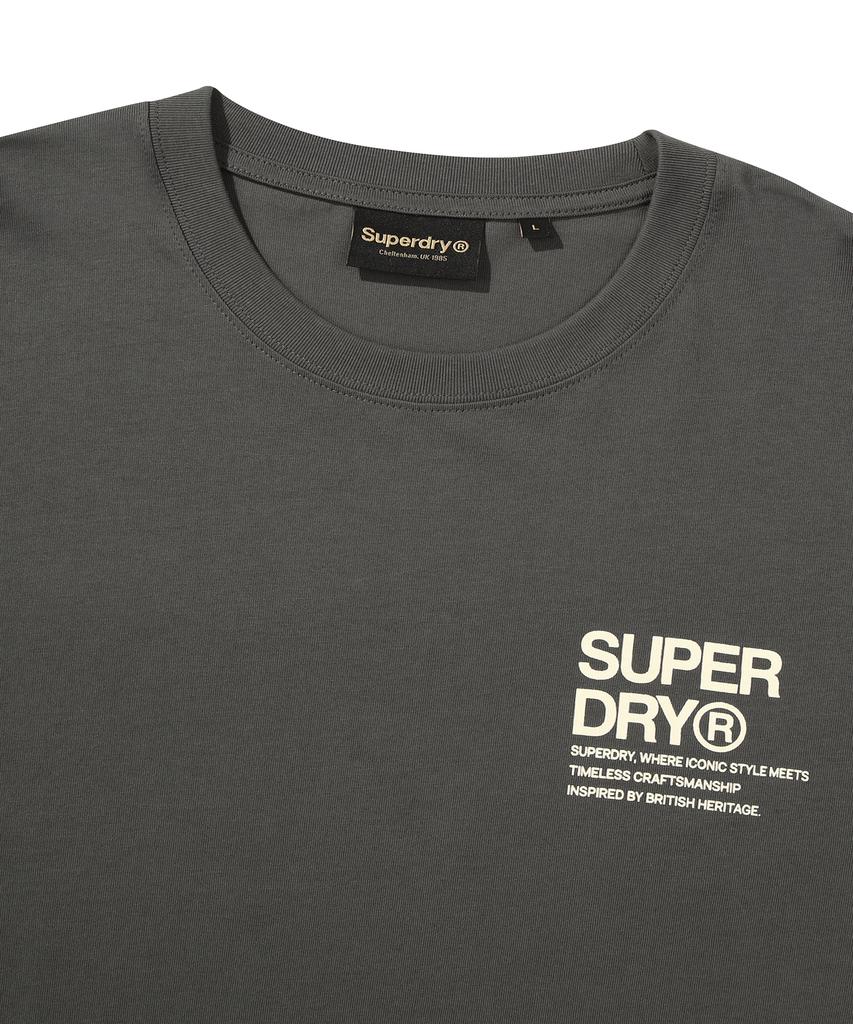 Syupeodeulai Modern Logo T-Shirt Dark Gray Sduisdp05Dgr