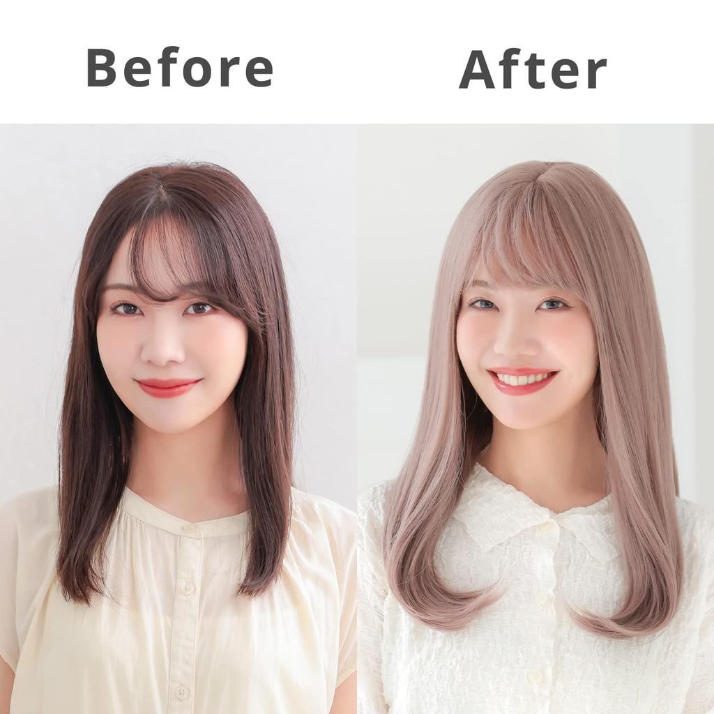 AQUADOLL (Aqua Doll) Wig, Semi-Long, Medium, Long, Full Wig, Black Hair, Blonde, Pudding, One Size Fits All, ABG. Ash Beige, wg339ABG