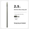 JunKaiWei Outdoor Lightweight Aluminum Tarp & Tent Pole
