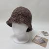 Autumn and winter new retro jacquard warm bucket hat women's face small hat fashion versatile basin hat