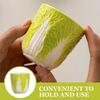 Cabbage Design Ceramic Tea Cup 130ml Chinese Style Porcelain Kung Fu Teaware Outdoor Portable Tea Cup Porcelain Teacup