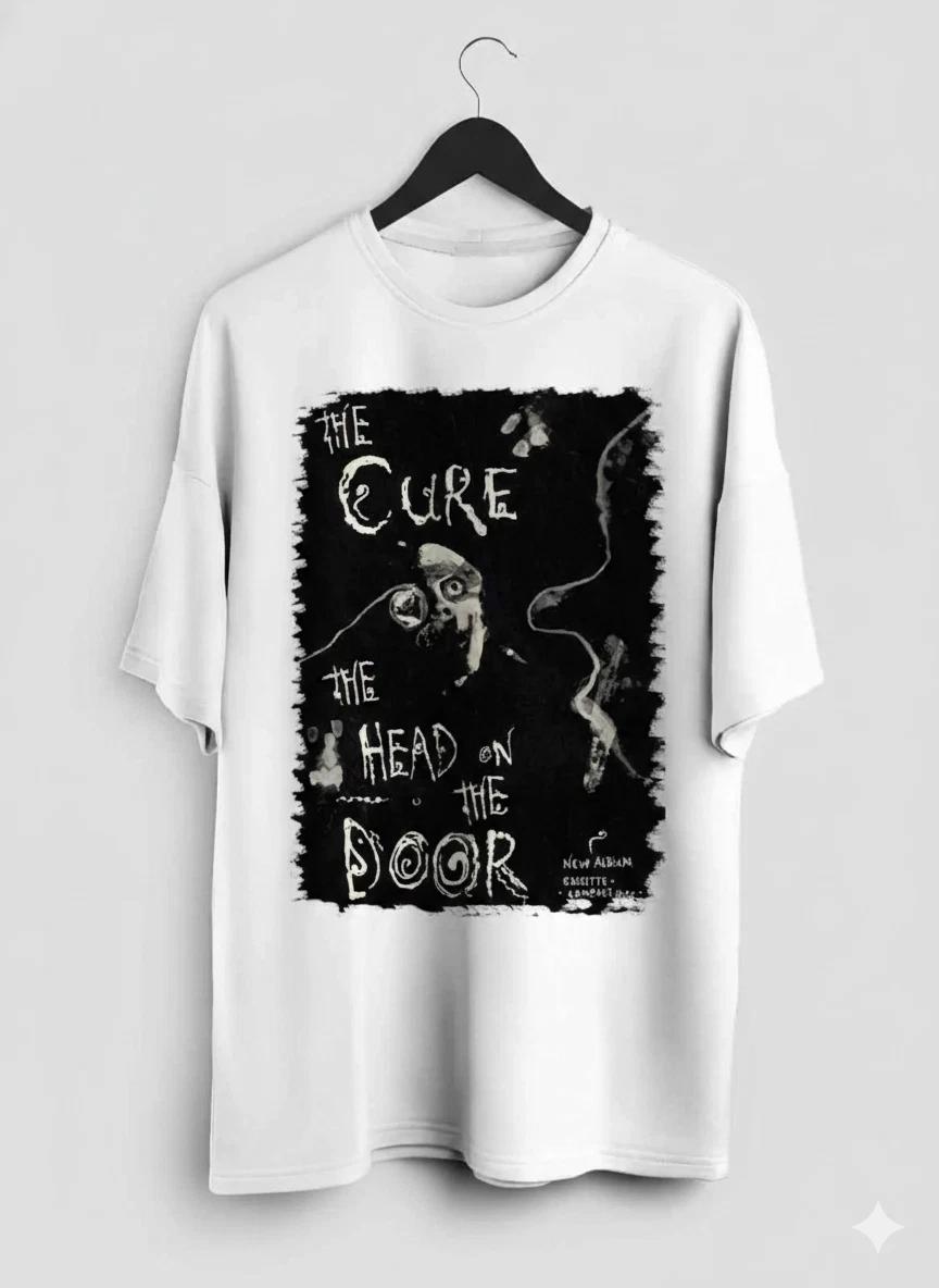 Unisex Adult Casual Graphic The Cure Head On The Door T-Shirt Post ... XXXXL