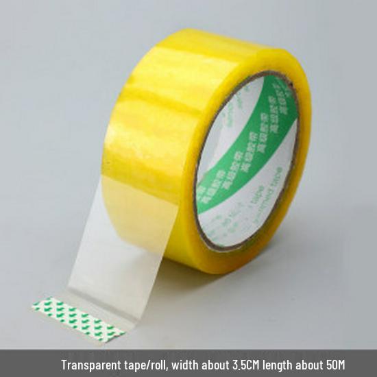 Balloon Accessories: Clear Tape, Double-Sided Tape, Foam Tape, Sticky Notes, Acrylic Glue Dots, Adhesive Xi Character, Inflatable.