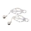 2Pcs Hanging Weight Heavy Nipple Clamps Grips Weighted Nipple Clip Silicone Tips,Sex Toys Games For Couples