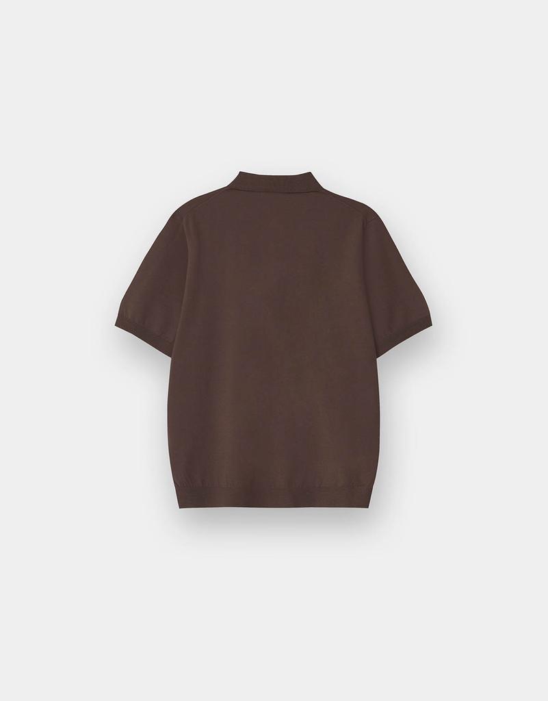 CONCEPTS1ONE Short Sleeve Polo Neck Knit Sweater 10055901/055901 [6 Colors]