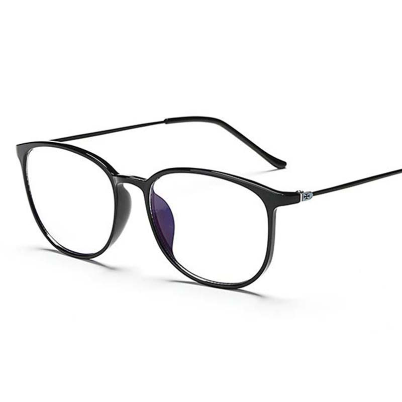 

Ultralight Carbon Steel Glasses Anti Blue Nerd Frame Decorative Super Light Myopia Eyeglasses -0.5 -0.75 -1.0 -1.5 -2.0 To -6.0 0