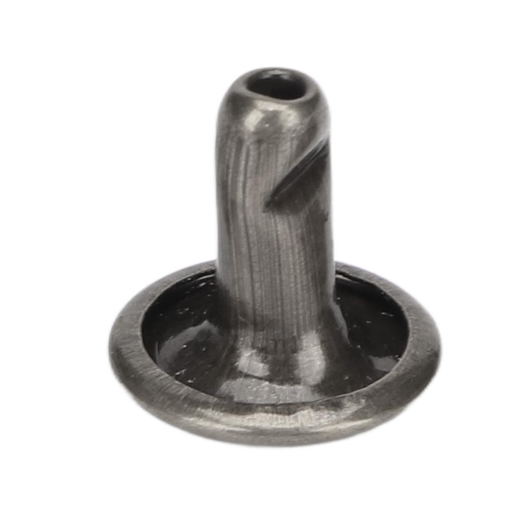 500 Sets Leather Rivets 8x8mm Electroplating Process High Hardness Iron   Double Sided Rivets for Hat Clothing