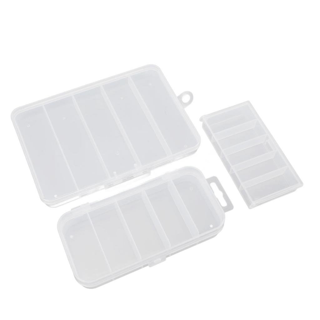 3pcs Fishing Tackle Box Multipurpose Waterproof Dustproof Protective Clear Fishing Lure Box for Fish