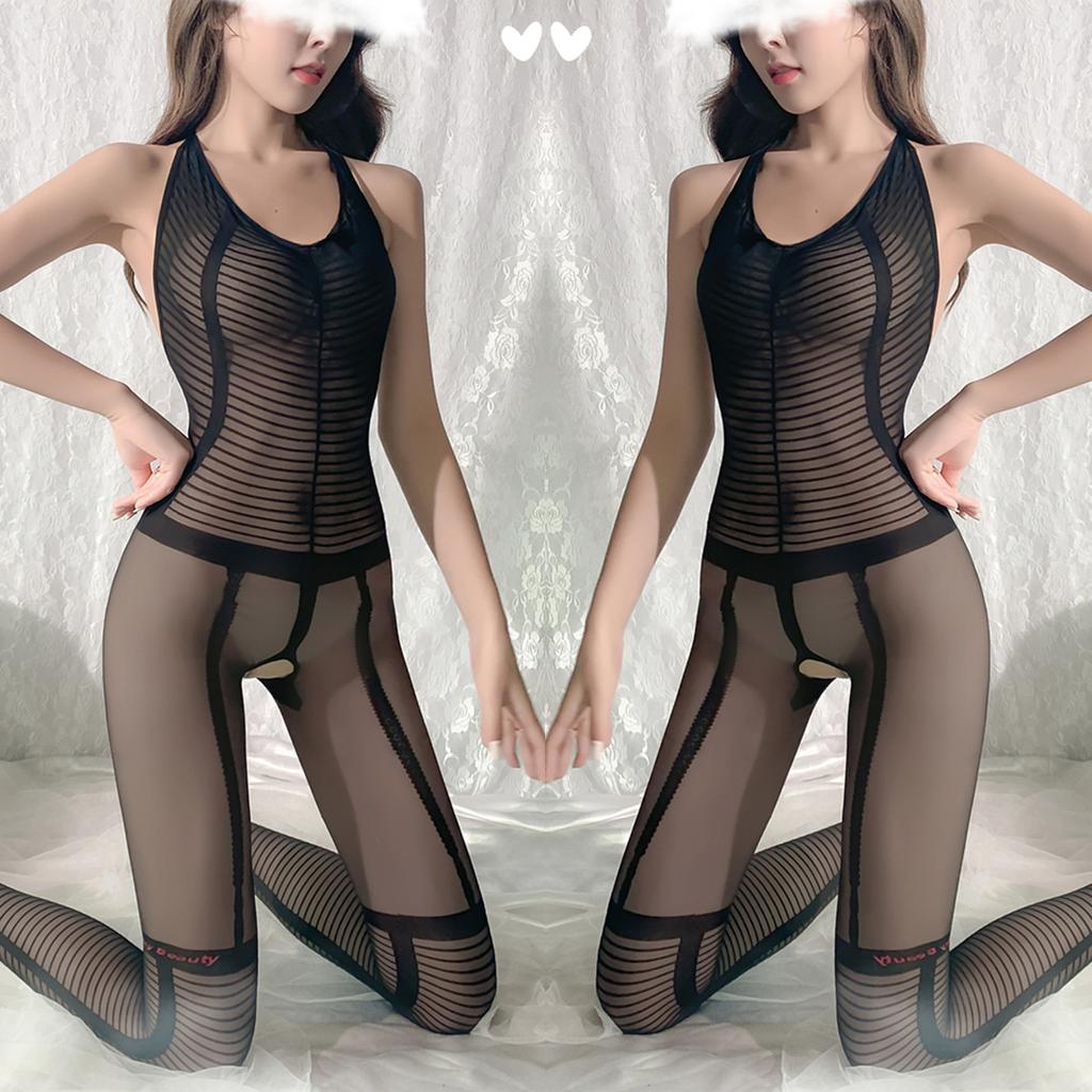 Fishnet Bodysuit Women Plus Size Lingerie Sexy Crotchless Tights BodyStockings Erotic Mesh Teddies Underwear Xxxxl Body Stocking