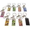 Korean Currency Etched Rubber Magnet Keychain (9 Pieces)