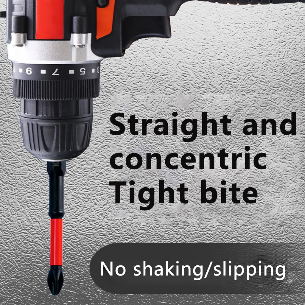 Magnetic Cross Head Drill Bit Set Impact Resistant Steel Cross Head Bit Tool Suitable for Cordless Screwdriver