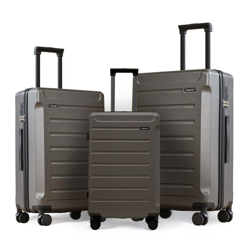 Sturdy and Durable Three-Piece Luggage Set with Anti-Collision Corners: 20, 24, 28 Inch Sizes