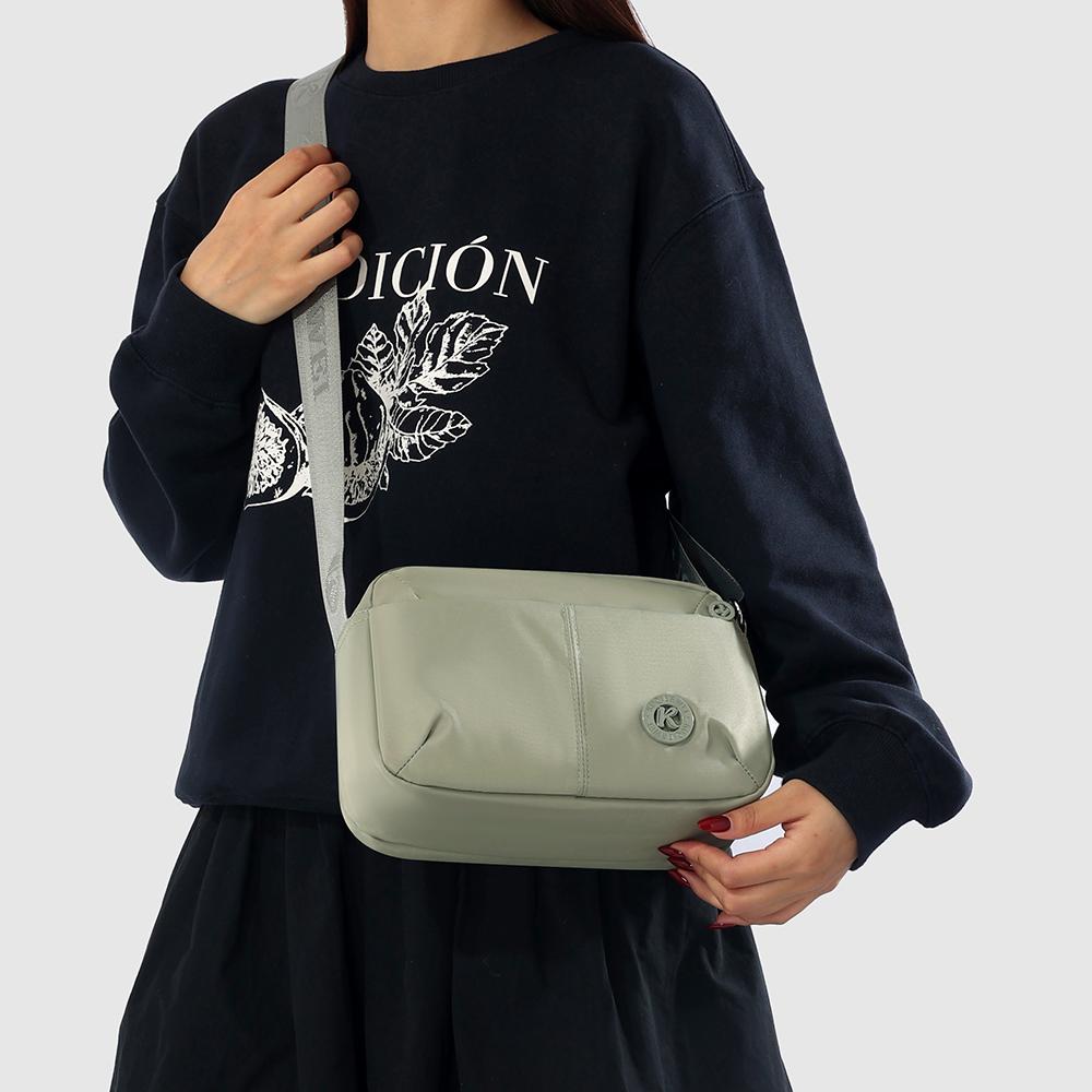Lightweight Minimalist Multi-Layer Small Square Crossbody Bag Waterproof Phone Bag for Women Casual Simple Style