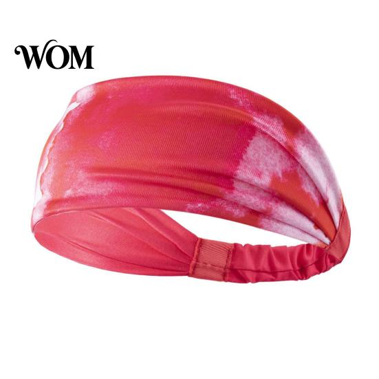 Moisture-wicking Hairband Athletic Headband, Tie-Dye Gradient Sports Anti-Slip Elastic Breathable Sweat-Wicking Comfortable Sweat-absorbent