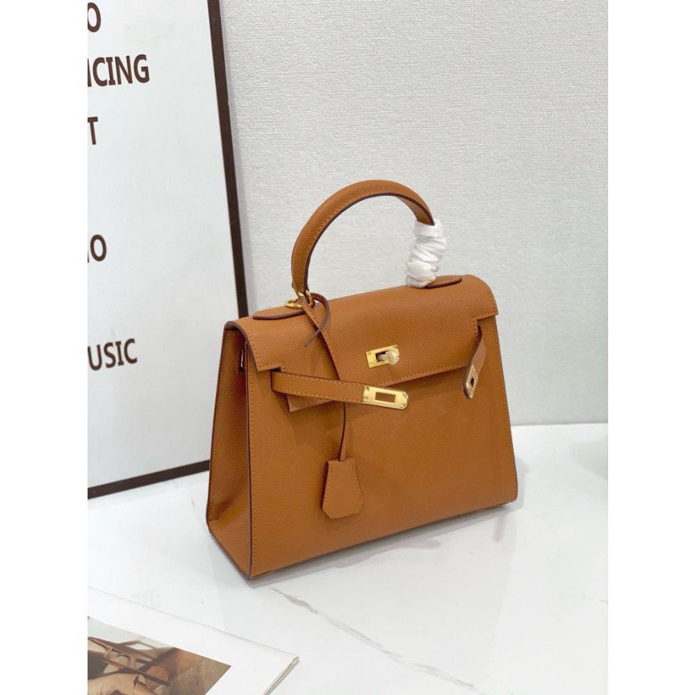 2024 nieuwe verticale tas palmdruk TOGO koeienhuid schoudertas handtas grote capaciteit dames tas leer lichte luxe leer