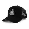 New Era Premier Terry Cloth Trucker Mesh Cap In Newcastle United FC 940 Premier League E-Frame Black, Snapback, Soccer, [Used]