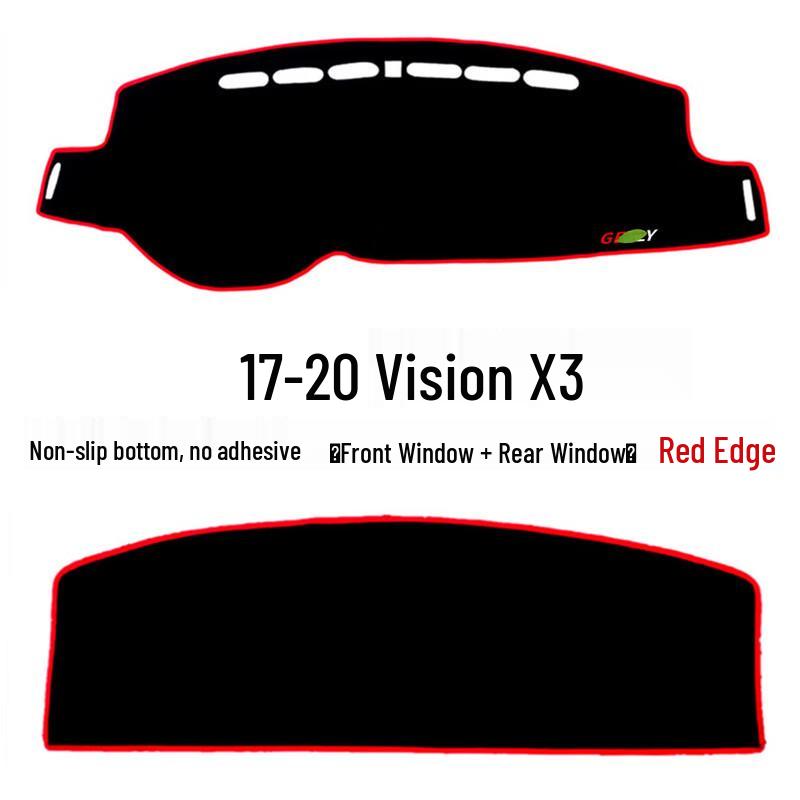

Dashboard Sunshade Pad for Geely Vision X3PRO - Heat-Insulating Console Mat
