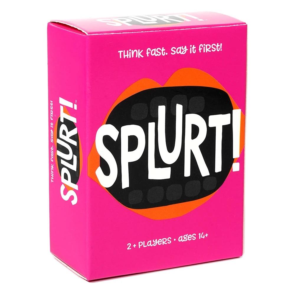 Splurt Think Fast Say It First Portable Party Card Travel Board Game Birthday Gifts
