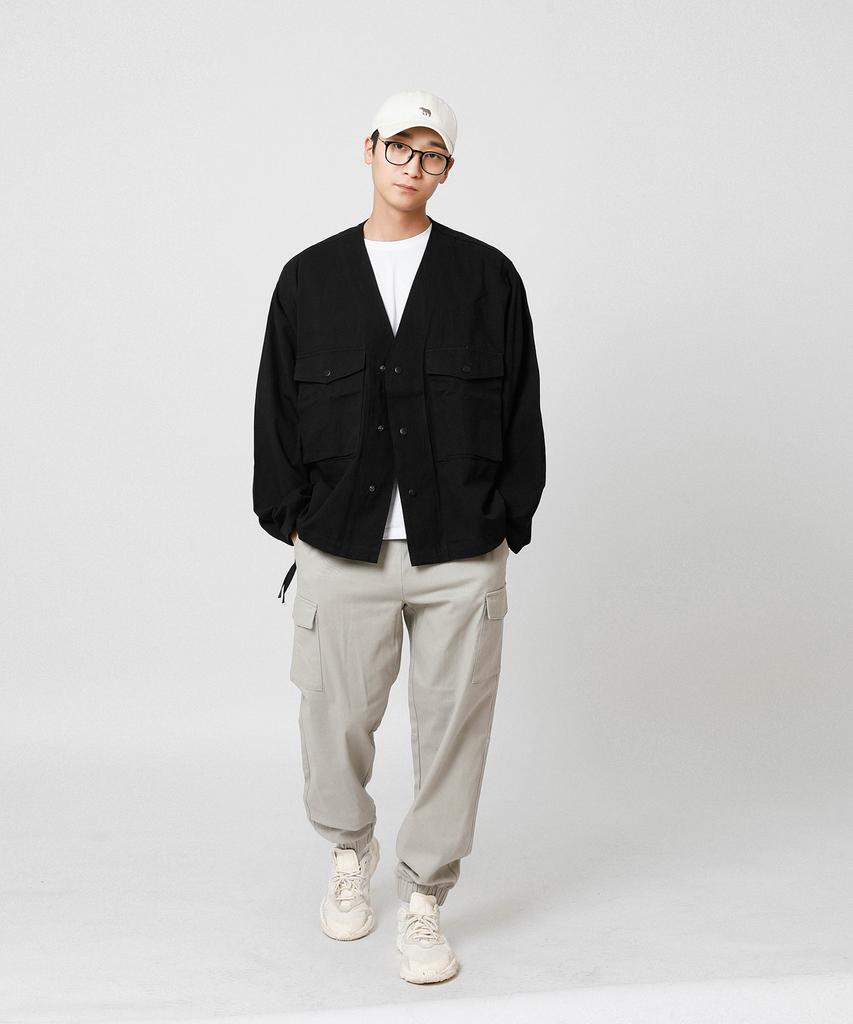 Beeohauseu Cotny Stretch Jogger Pants_Bg