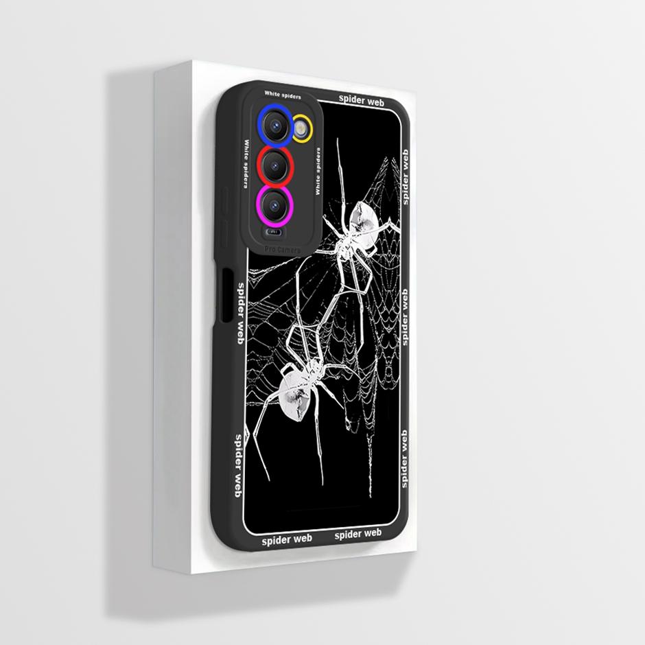 For Tecno Camon 18 18P Case CH6 CH7 Soft Silicone Phone Cover for Camon 18 Camon18 P Camon18P Cases Straight Edge Bumper Fundas