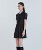 Mausolleum [Select Length] Jenn Half-Sleeve Suit Jacket Dress - Black