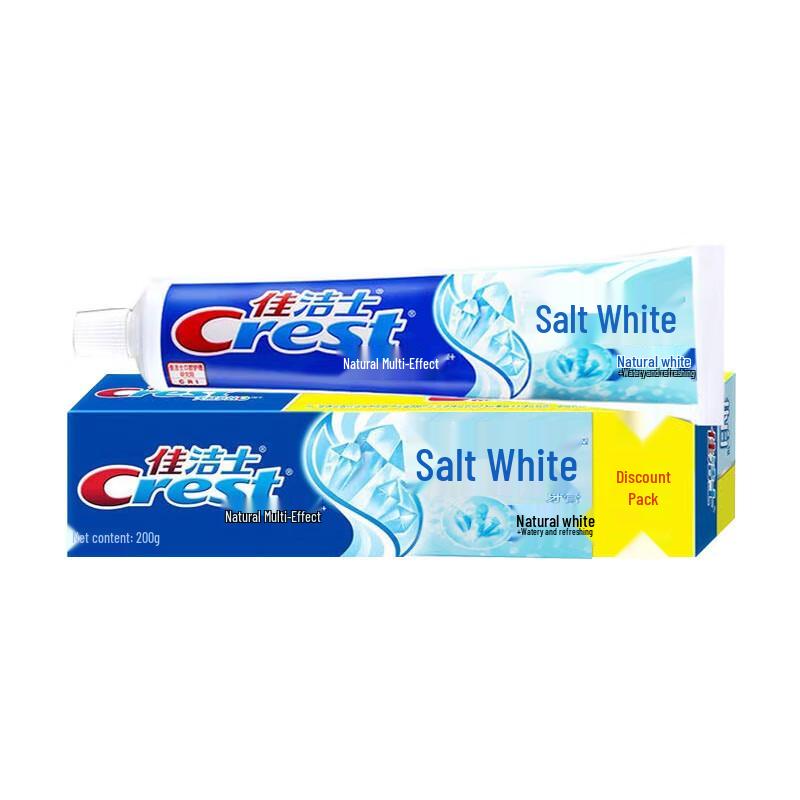 

Crest Natural Multi-Effect Salt White Toothpaste