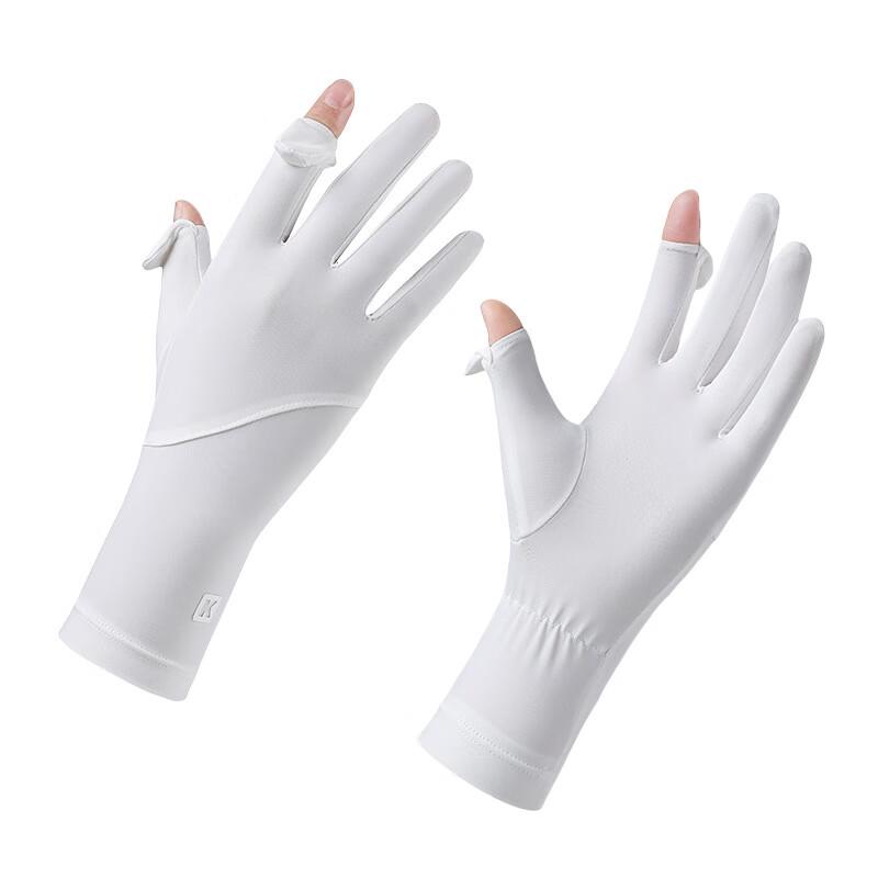 Liliang Ice Silk Fingerless Sun Protection Cycling Gloves