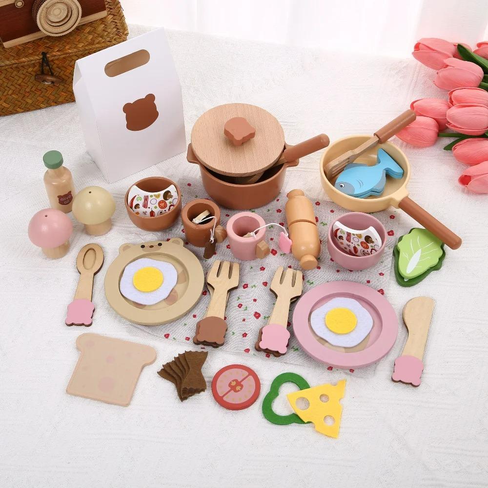 Children's Early Education Simulation, Cooking and Cooking, Mini Cookware Set, Play House Toys