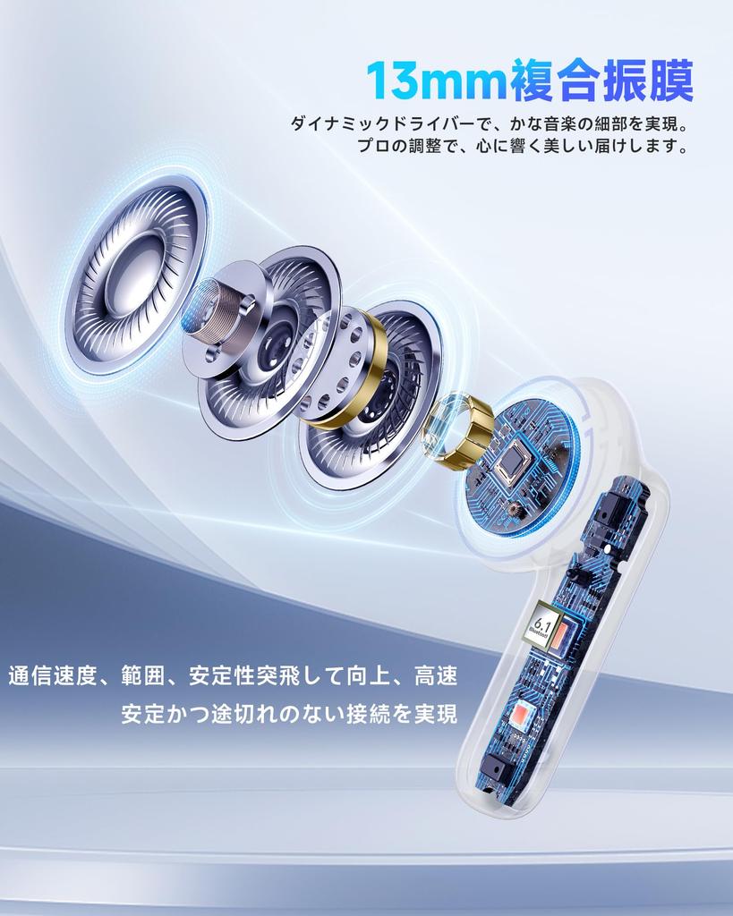 Bluetooth Sem Fio AI 2026 Último Bluetooth Som HiFi Até 36 Horas de LED IPX7 Compacto e Compatível com iOS e Web e Fones de Ouvido Pretos