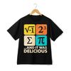 I Ate Some Pi Math Pun Tee Pi Day Funny Casual Cotton T-Shirt for Men Women