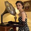 Black Mesh Gloves Long Bride Gloves Retro Sheer Tulle Gloves  Stage Performance