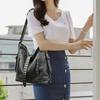 Elegant Shoulder Bag Large Capacity Elegant Solid-Color Rivet Messenger Bag Travel Shopping Retro Bags New Handbag